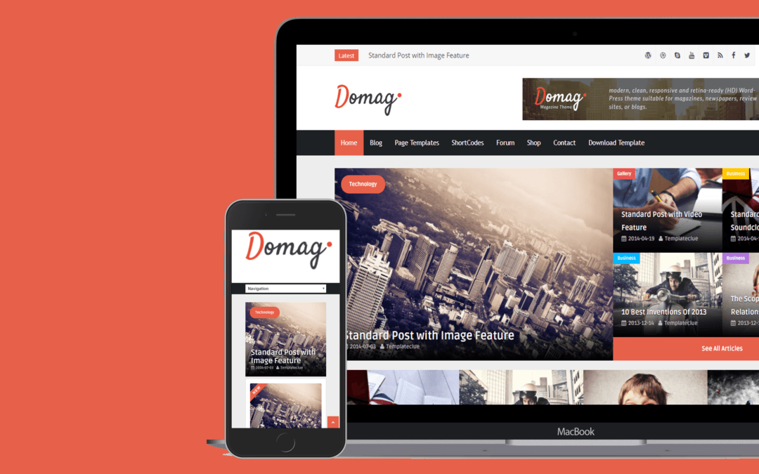 Domag Blogger Template